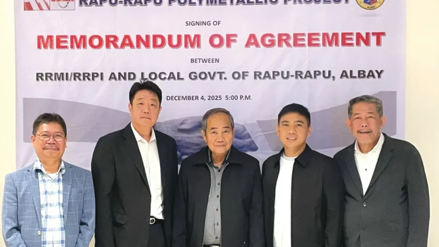 RRMI/RRPI complete rehabilitation and turn over mine assets to Rapu-Rapu LGU